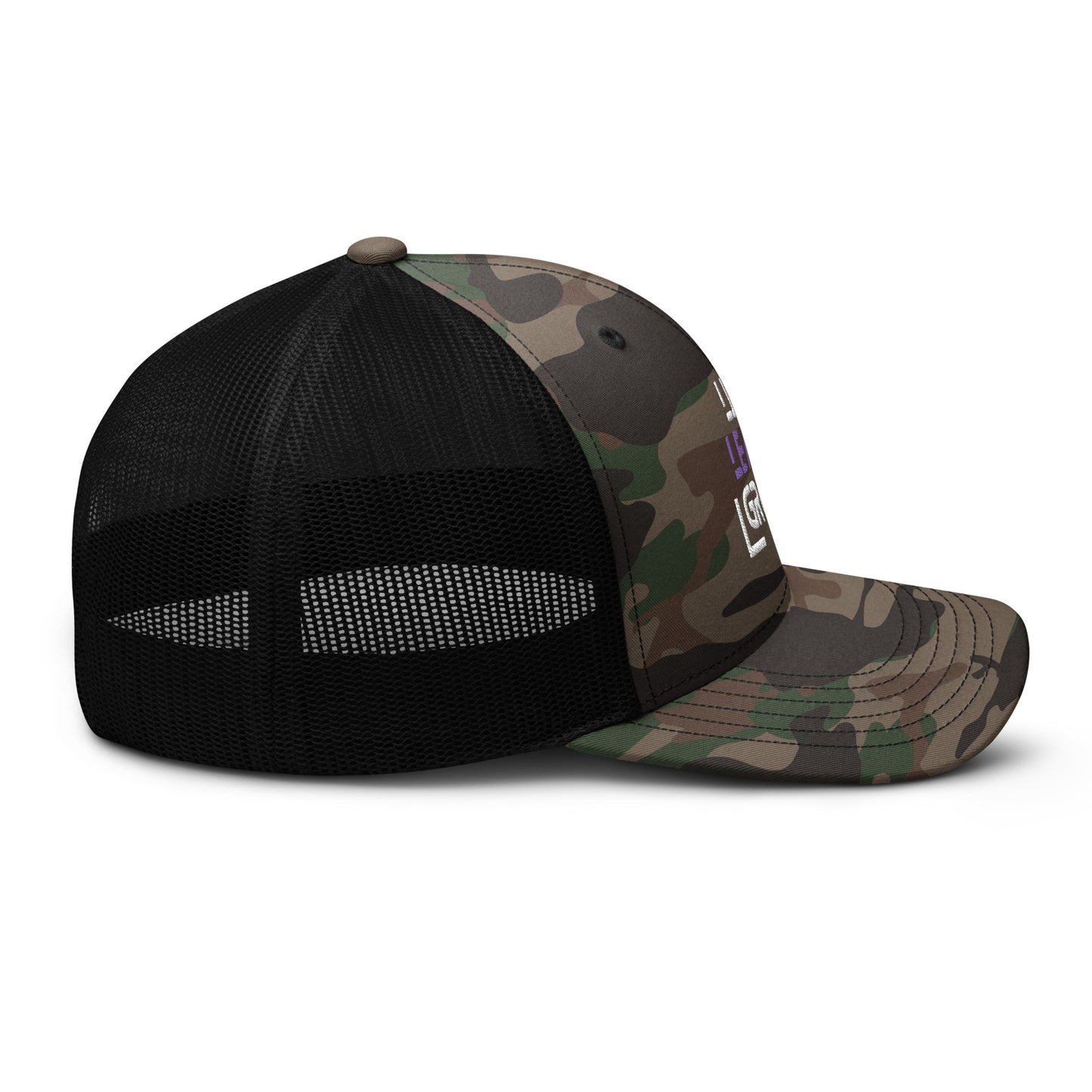 Live Learn Grow Camo Hat