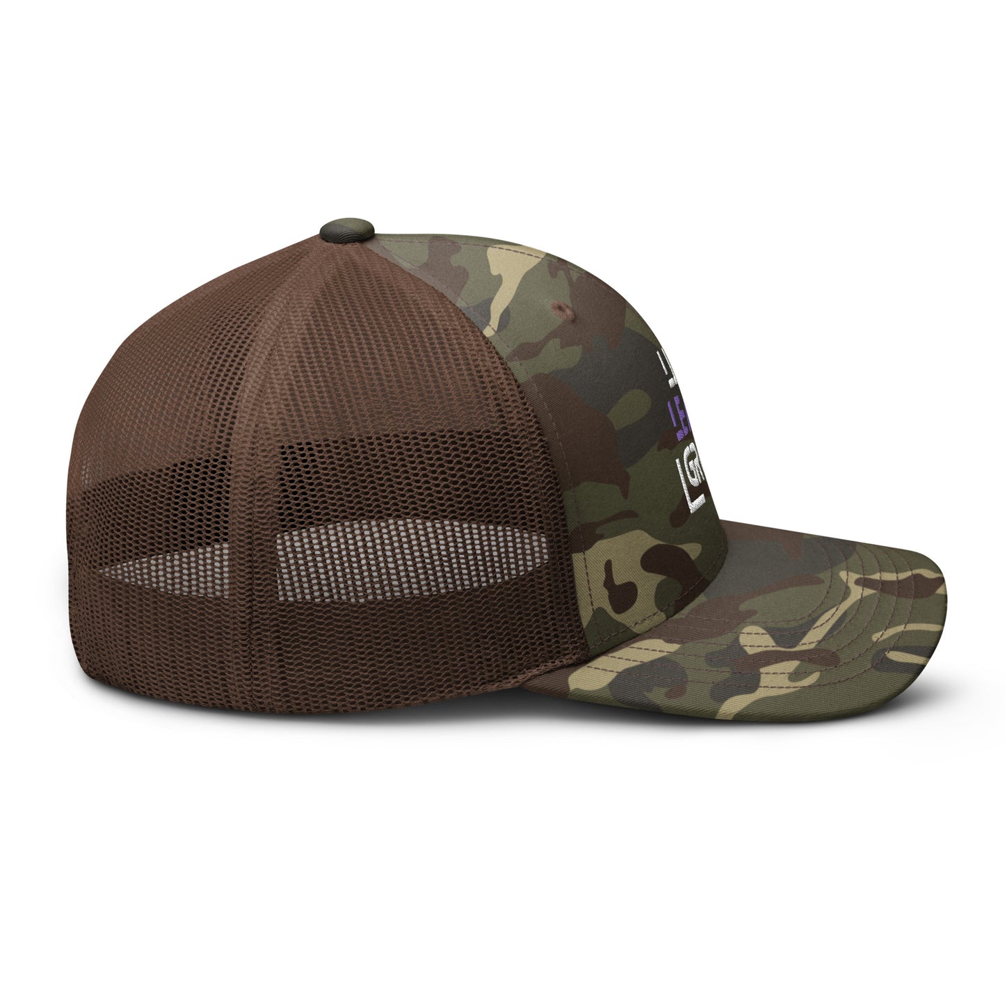 Live Learn Grow Camo Hat