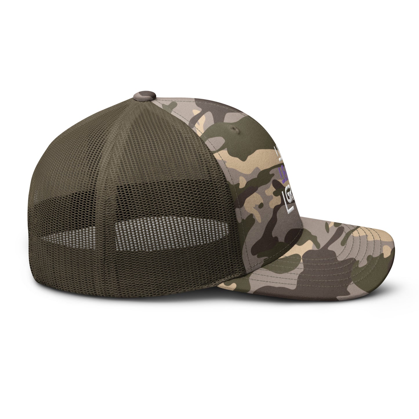 Live Learn Grow Camo Hat