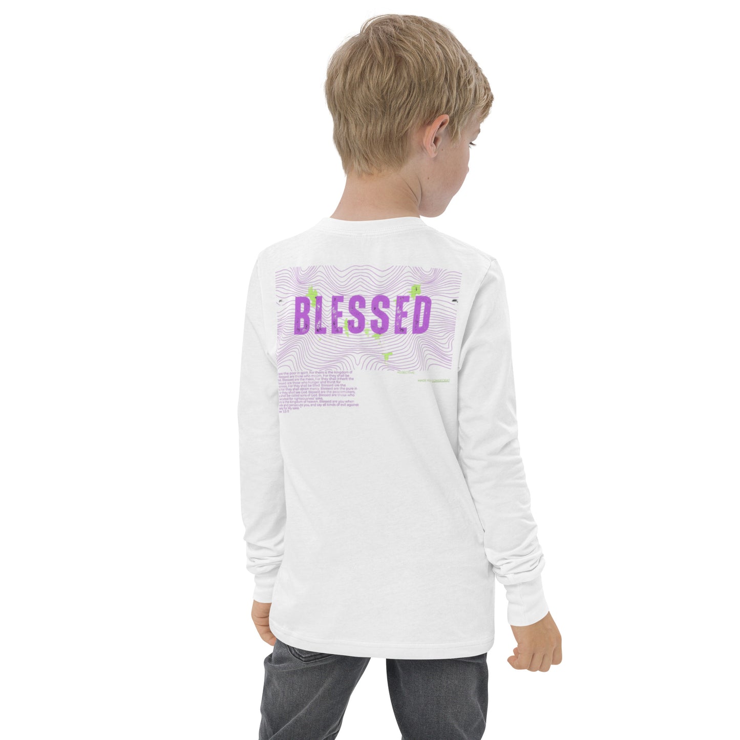 Youth Blessed long sleeve T-Shirt